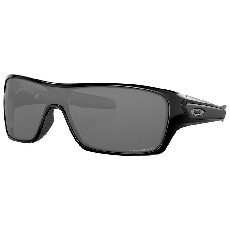 Oakley Sonnenbrille Turbine Rotor Polished Black Prizm Black Polarized Präsentation