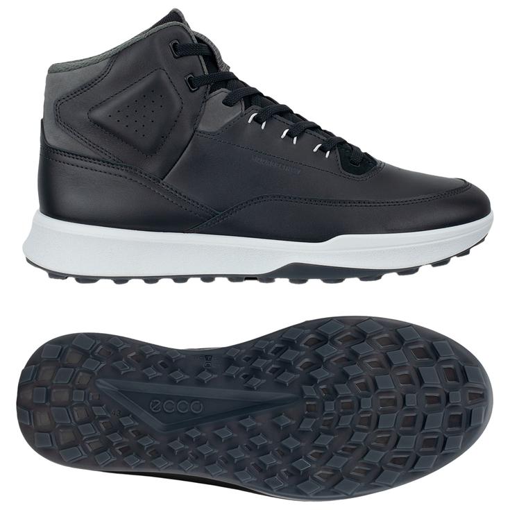 Ecco Schuhe ohne Spikes Street Vibe High Top Black Magnet Präsentation