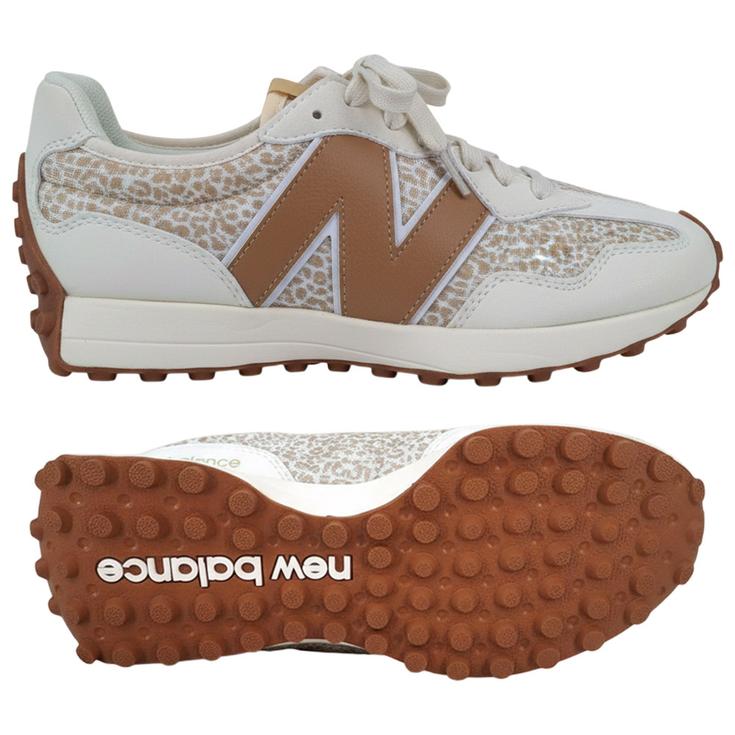 New Balance Chaussures sans spikes Women's 327 Golf Brown Présentation