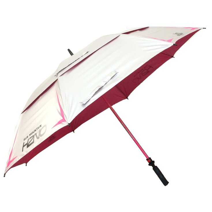 Sun Mountain Parapluies H2NO UV 50 Chrome Pink 