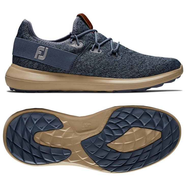 Footjoy Schuhe ohne Spikes Flex Coastal Blue Slate Präsentation