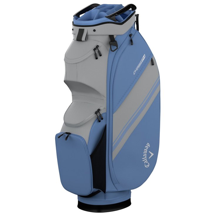 Callaway Golf Cartbag (Komplettsatz) Chase 14 Cart Silver Hydrangea Präsentation