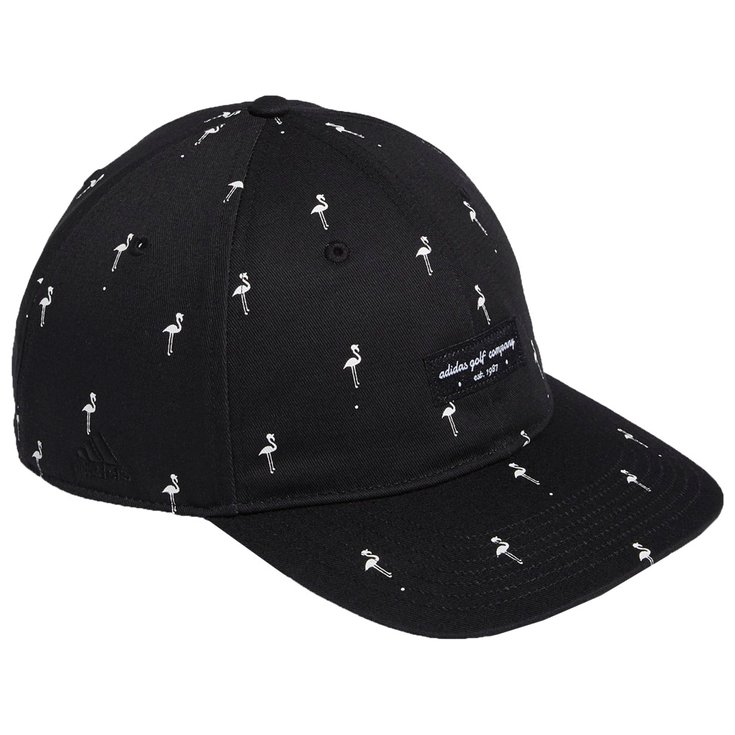 Adidas Cap Golf Flamingo Print Hat Black Präsentation