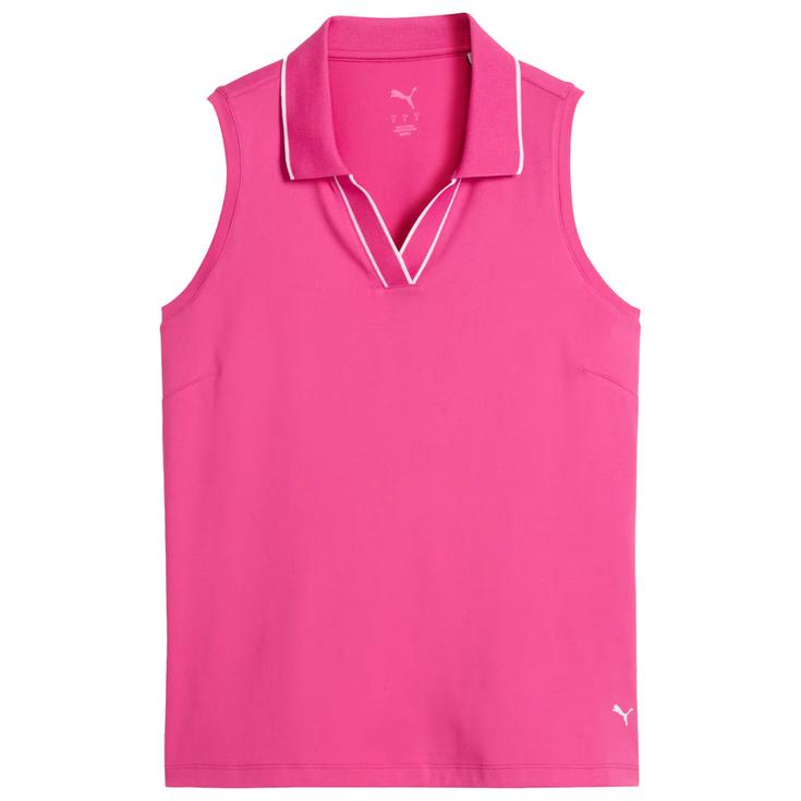 Puma Golf Polohemde W Cloudspun Ess SL Polo Pink Opal Präsentation