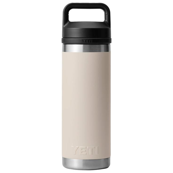 Yeti Trinkflasche Rambler 18 Oz (532 ml) Straw Bottle Cape Taupe Präsentation
