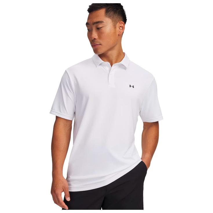 Under Armour Polohemde T2G Pique White Black Präsentation