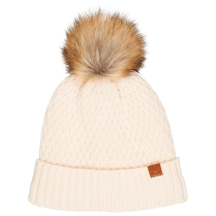 Callaway Golf Ladies Pom Pom Beanie Cream 