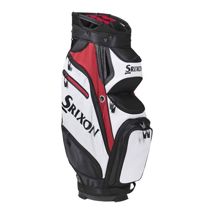 Srixon Cartbag (Komplettsatz) Cart Bag White Red Black - Sans Präsentation