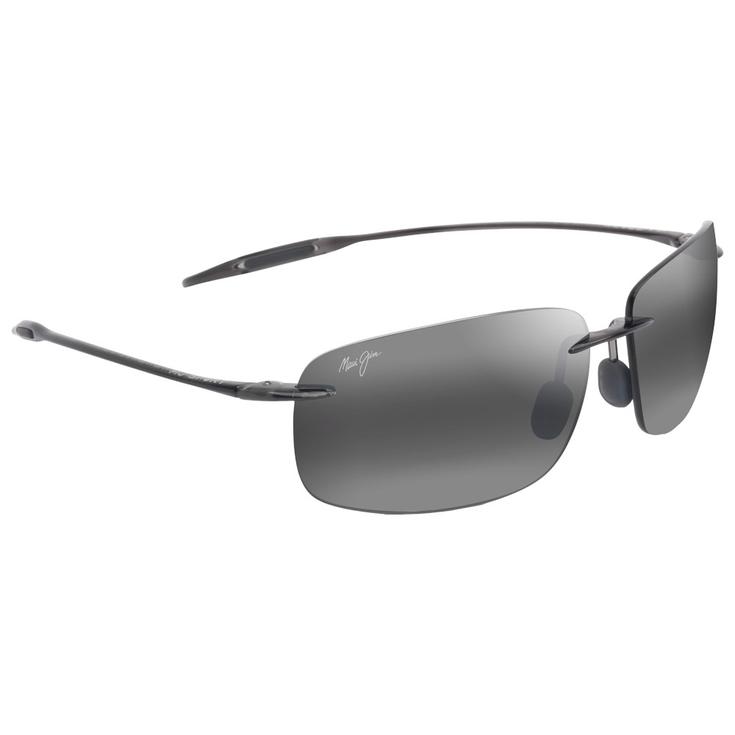 Maui Jim Lunettes de soleil Breakwall Shiny Transparent Light Grey Neutral Grey MauiPure Présentation