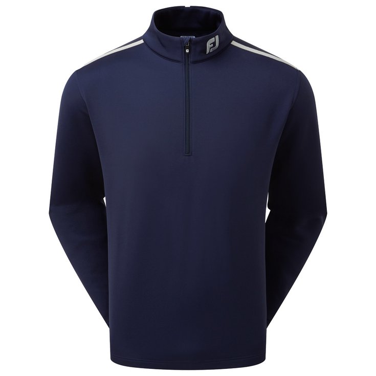 Footjoy Pullover Jersey Fleece Chill Out Navy Grey Präsentation