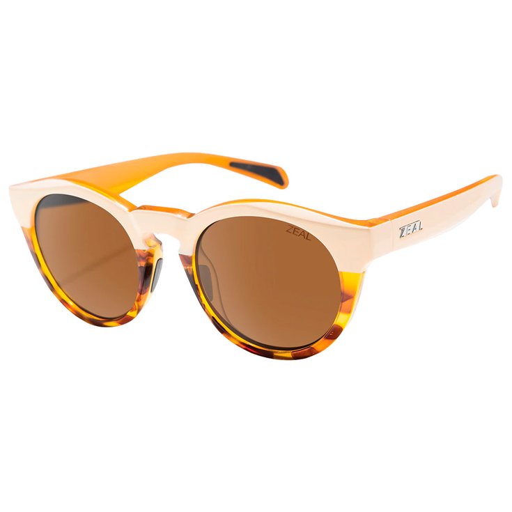 Zeal Sonnenbrille Crowley Ivory Tortoise Ellume Polarized Copper Präsentation