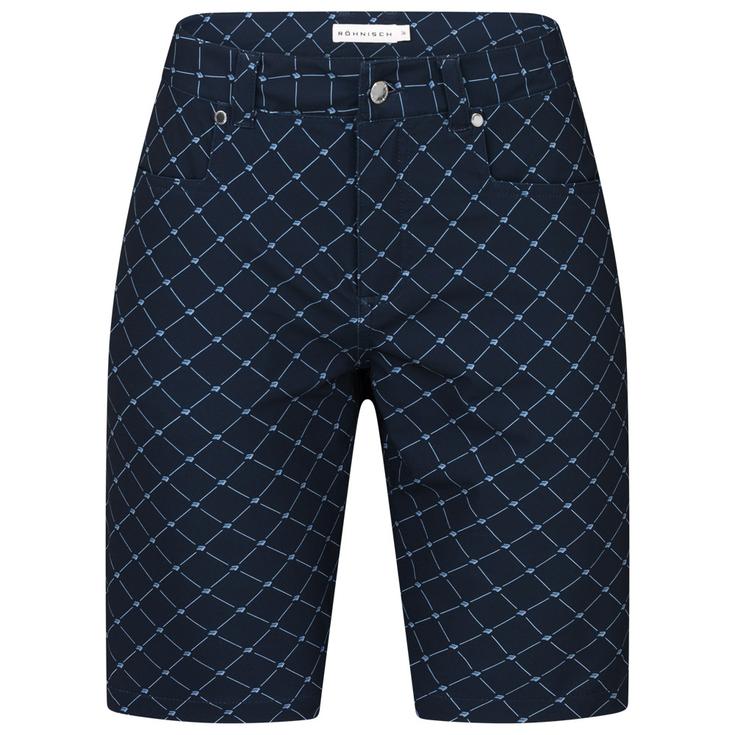 Rohnisch Bermuda Chie Comfort Bermuda R Check Navy Präsentation