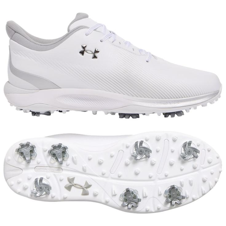 Under Armour Schuhe mit Spikes Drive Fade White Metallic Silver Präsentation
