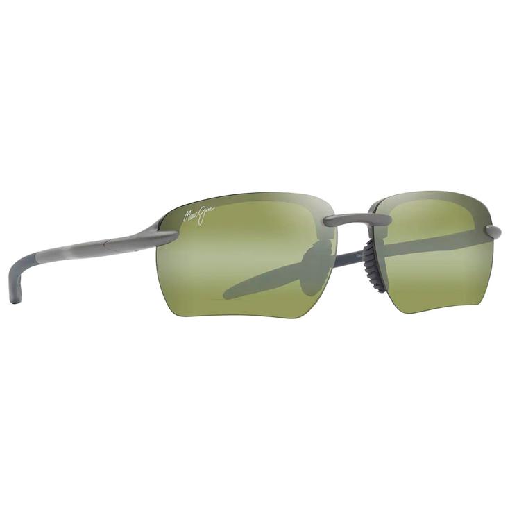 Maui Jim Lunettes de soleil Hookipa Ultra G Asian Fit Metal Matte Grey Ht Green Photochromic MauiUltra Présentation