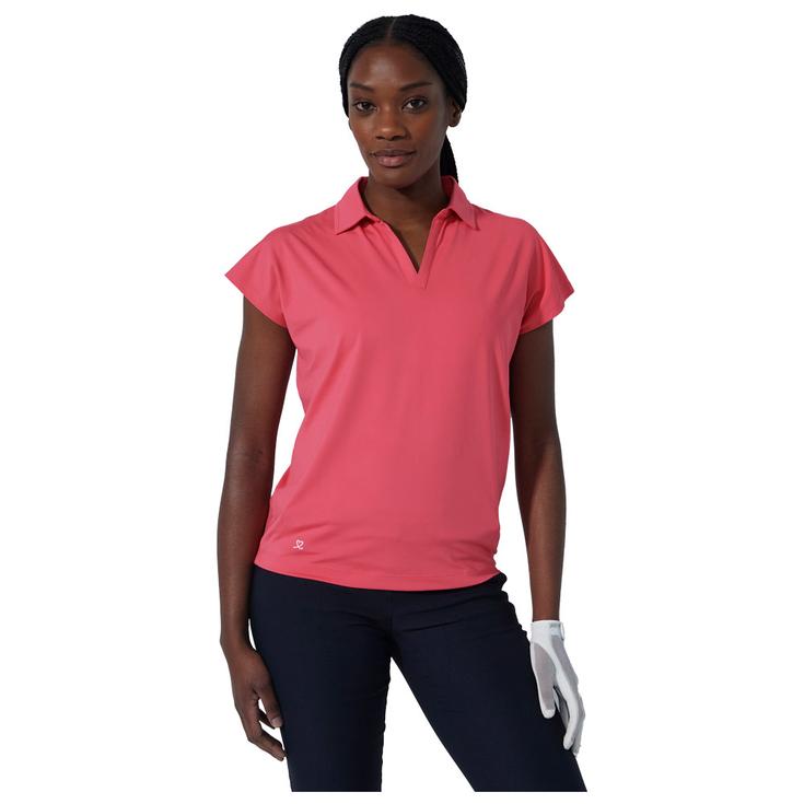 Daily Sports Polohemde Bella Birdie Cap Short Sleeve Polo Shirt Intense Coral Präsentation