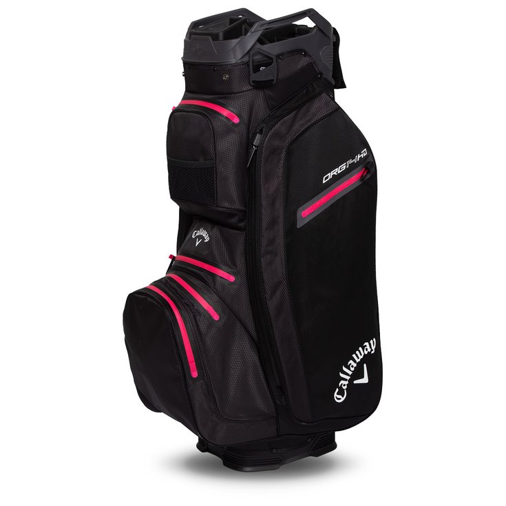 Callaway Golf Cartbag (Komplettsatz) ORG 14 HD Black Charcoal Pink Präsentation