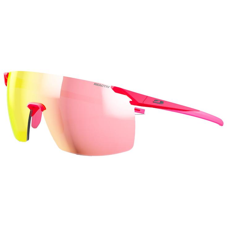 Julbo Sonnenbrille Faster M Mat Rose Fluo Reactiv 1-3 Light Amplifier Präsentation