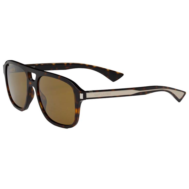 Saint Laurent SL 881 006 Dark Havana Crystal Silver 