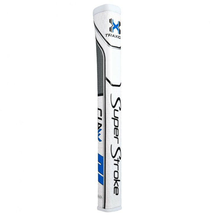 SuperStroke Grip Putter Traxion X Claw Noir Bleu Blanc Présentation