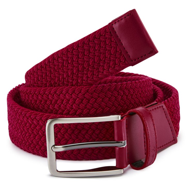 Ping Ceinture Stretch Webbing Belt Rich Red Présentation