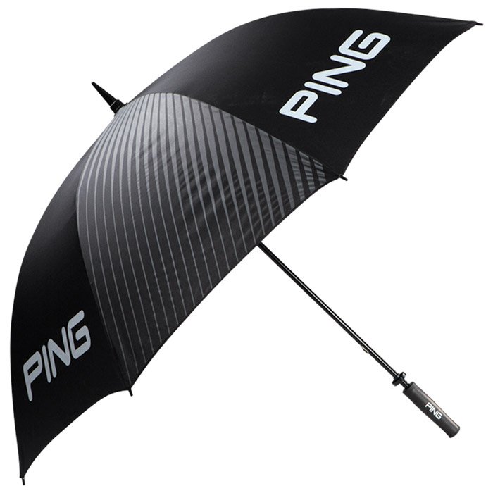 Ping Parapluies 62" Single Canopy Umbrella Black Grey Présentation