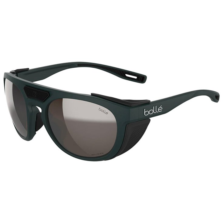Bollé Sonnenbrille Adventurer Forest Black Solace4 Brown Gun Präsentation