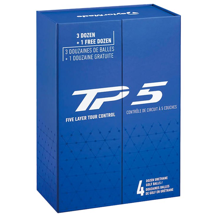 Taylormade Balles neuves TP5 3+1 Box 4DZ Présentation