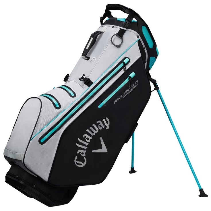 Callaway Golf Sacs trepied serie Fairway 14 HD Stand Silver Black Green Présentation