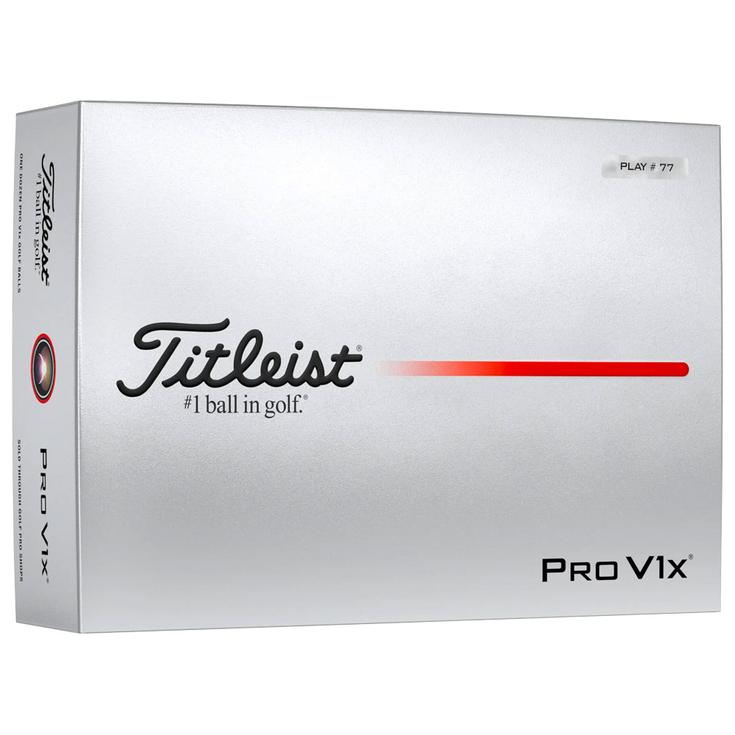 Titleist Neue Golfbälle Pro V1x 4 Douzaines White Präsentation