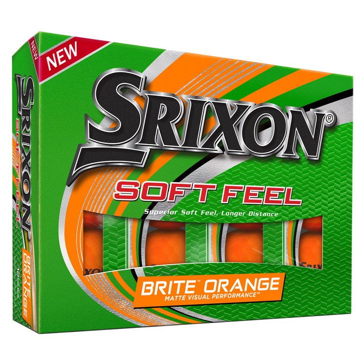Srixon Balles neuves Soft Feel 12 Brite Orange - Sans Présentation