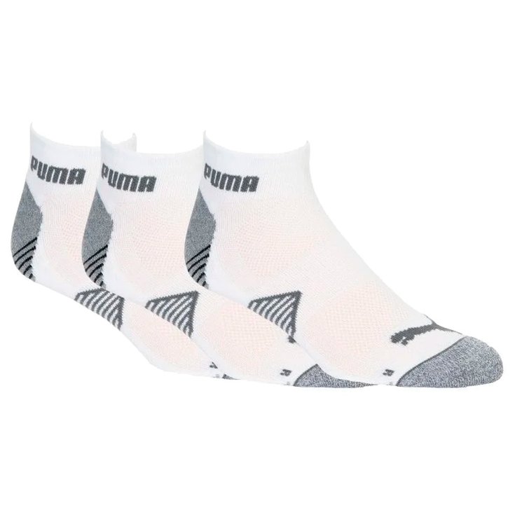 Puma Golf Socken Essential 1/4 Cut 3 Paires Bright White Präsentation