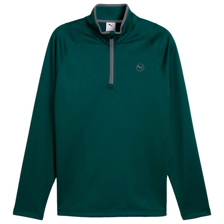 Puma Golf Waffle Fleece 1/4 Zip Dark Myrtle Präsentation