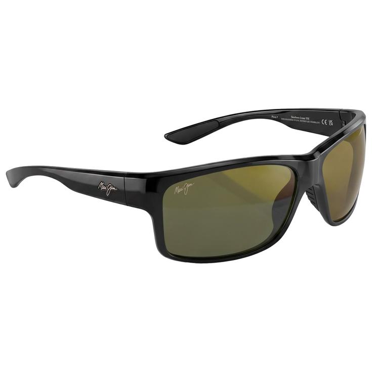 Maui Jim Sonnenbrille Southern Cross Shiny Black Maui Ht Mineral Superthin Präsentation