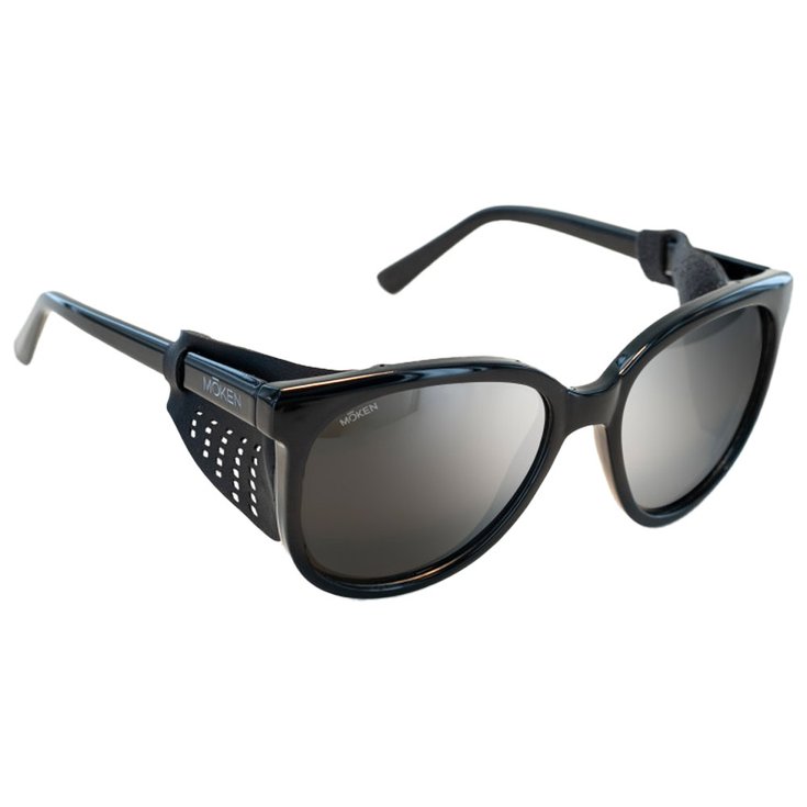 Moken Vision Lunettes de soleil Lina Black Grey Silver Cat.4 Summit Master Présentation