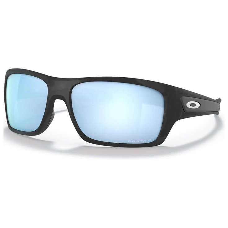 Oakley Lunettes de soleil Turbine Matte Black Camo Prizm Deep Water Polarized Présentation