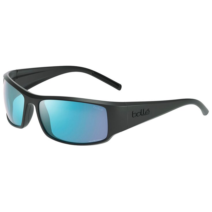 Bollé Sonnenbrille King Full Black Matte Phantom+ Photochromic Blue Polarized Präsentation
