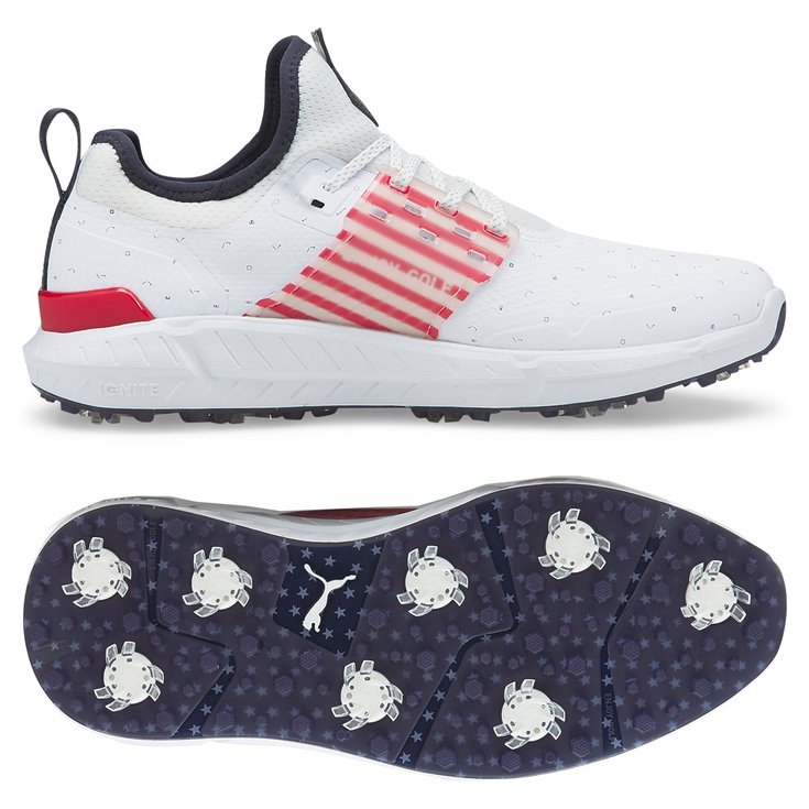 Puma Golf Chaussures avec spikes Ignite Articulate Love Golf White Silver Ski Patrol Détail