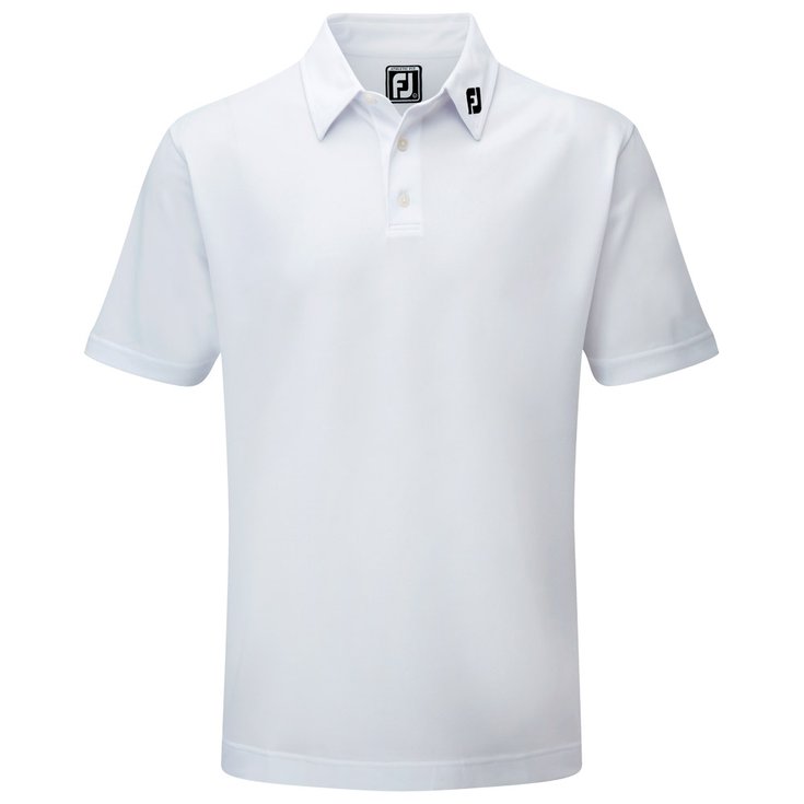 Footjoy Polohemde Stretch Pique Solid White Präsentation