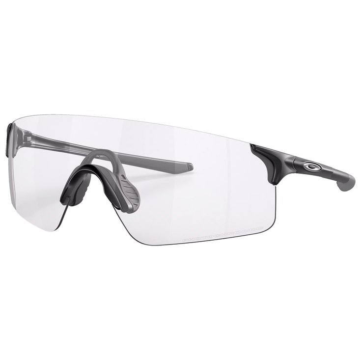 Oakley Sonnenbrille EVZero Blades Matte Black Clear To Black Iridium Photochromic Präsentation