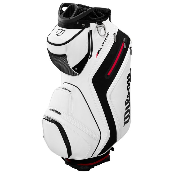 Wilson Sacs chariot serie Alpine Cart White Black Présentation