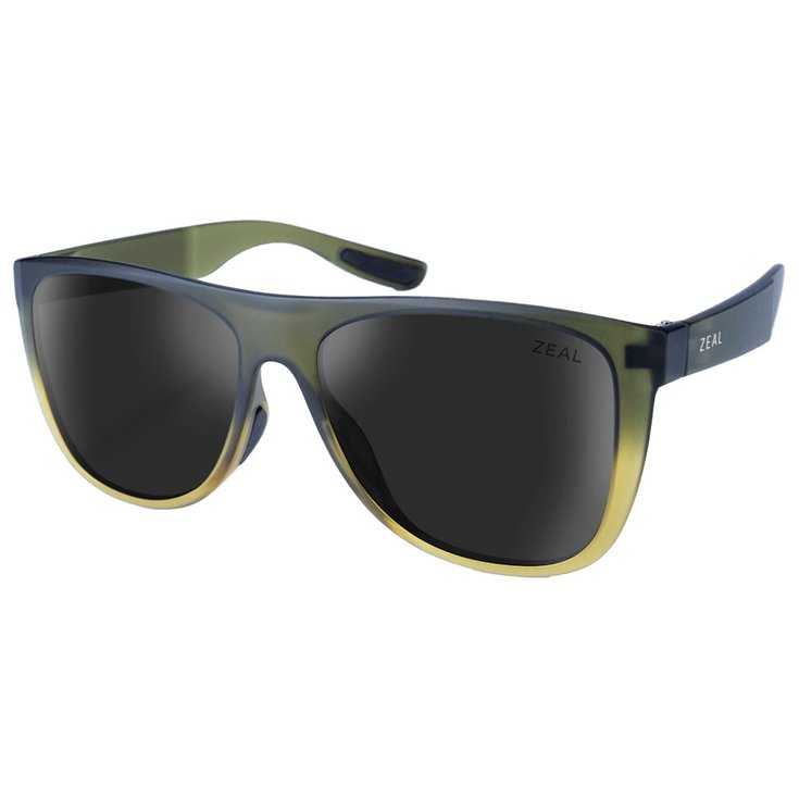 Zeal Sonnenbrille Minturn Olive Green Ellume Polarized Dark Grey Präsentation