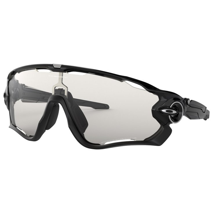 Oakley Sonnenbrille Jawbreaker Polished Black Clear To Black Iridium Photochromic Präsentation