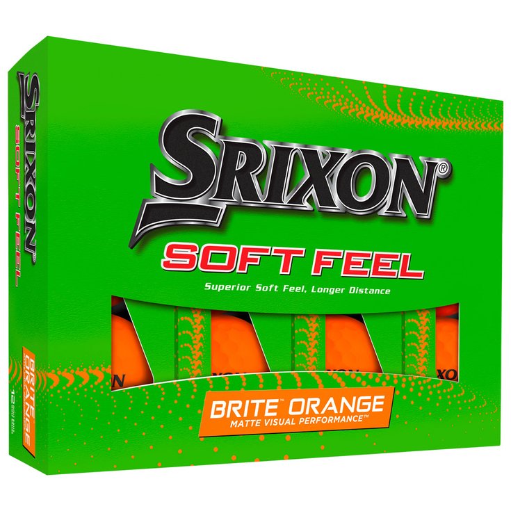 Srixon Balles neuves Soft Feel 13 Brite Orange Présentation