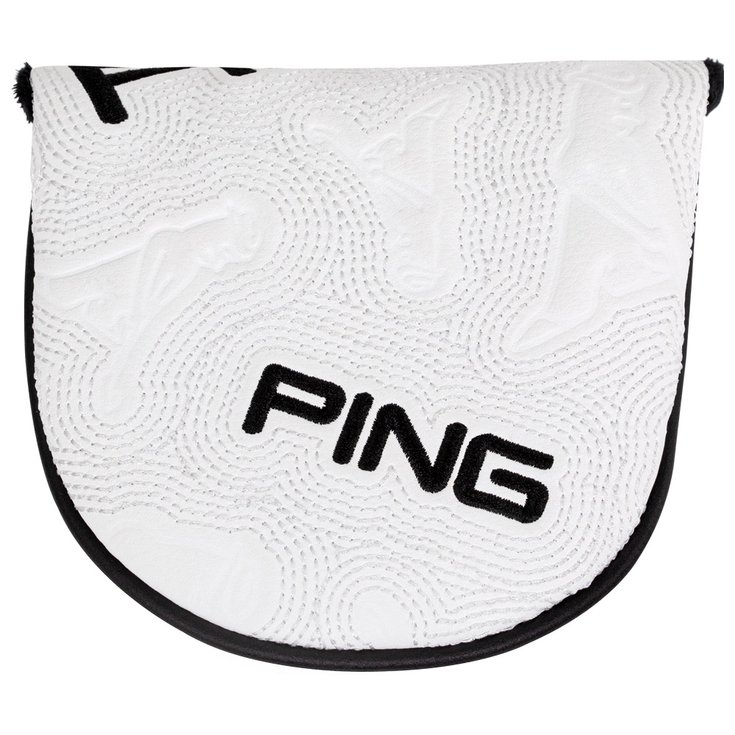 Ping Schlägerhaube Icon Headcover 251 White Putter Maillet Präsentation