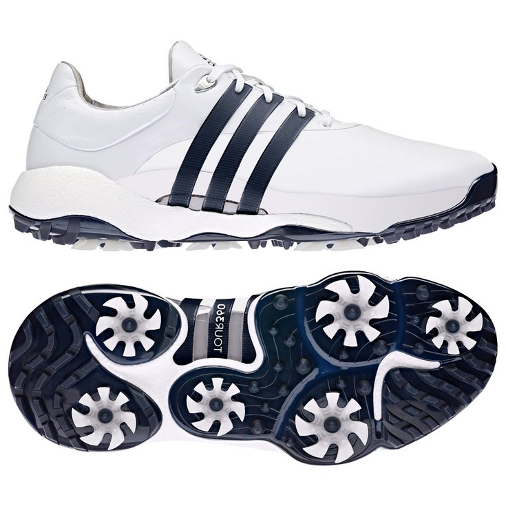 Adidas Chaussures avec spikes Tour360 Infinity White Blue Présentation