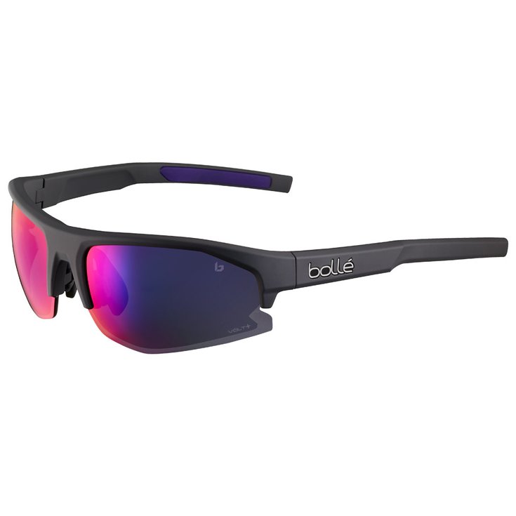 Bolle Lunettes de soleil Bolt 2.0 S Titanium Matte Volt + Ultraviolet Polarized Présentation