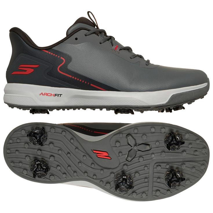 Skechers Schuhe mit Spikes Go Golf Elite Vortex Rival Charcoal Präsentation
