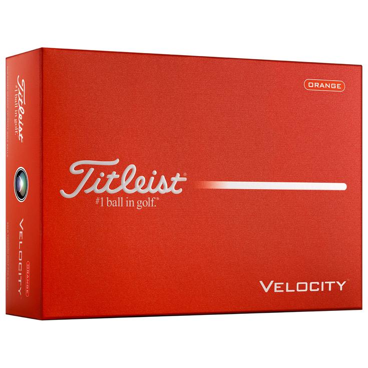 Titleist Balles neuves Velocity Orange Présentation
