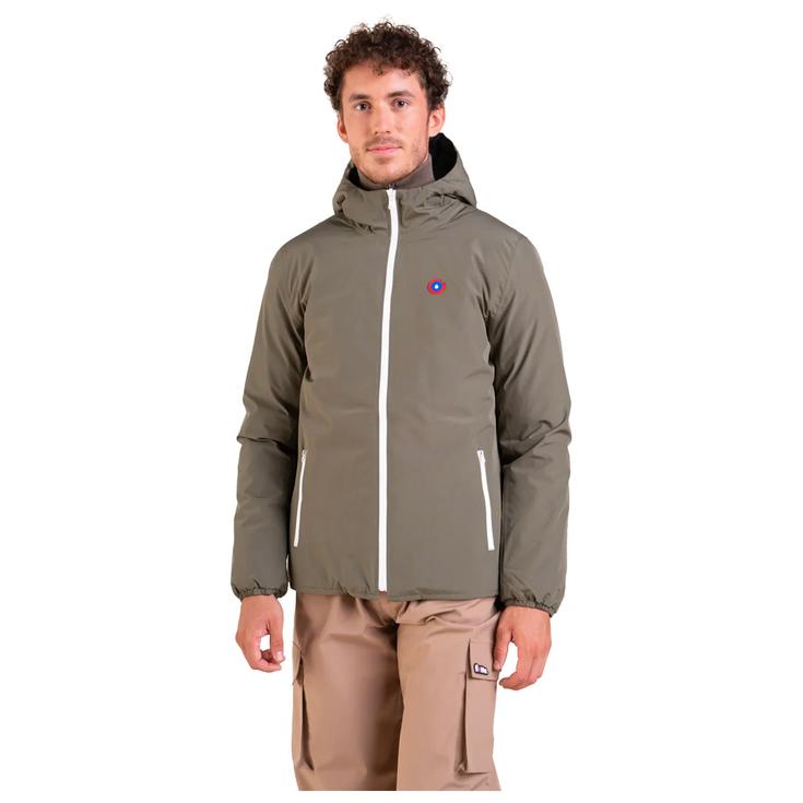 Flotte Kapuzenjacke Charonne Kaki Ombre Präsentation