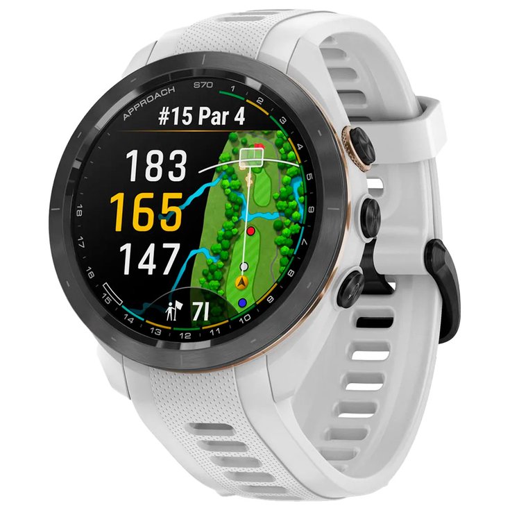 Garmin Montres GPS Approach S70 42mm Blanc Présentation